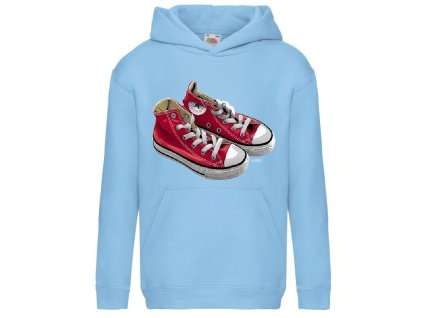 detska mikina sky Converse tenisky
