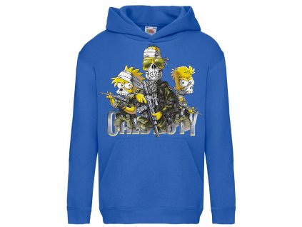 detska mikina modra simpsons call duty