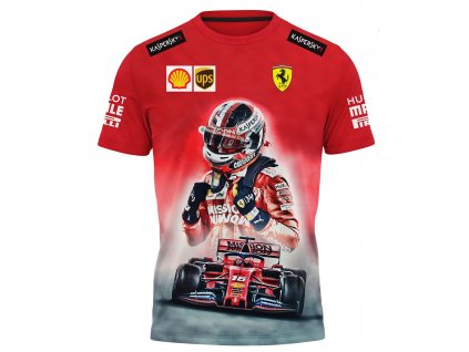 tricko Charles Leclerc Ferrari F1