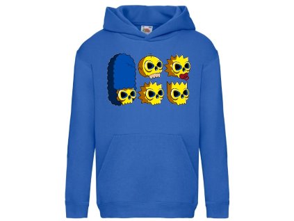 modra_detska_mikina_lebky_simpson
