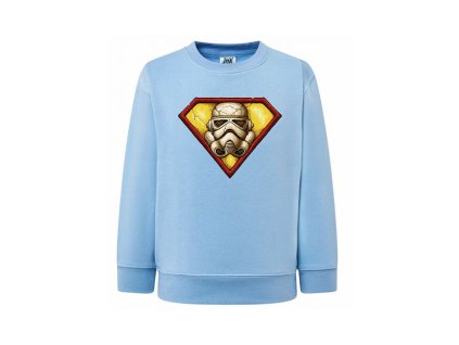 svetle-modra-detska-levna-klasicka-mikina-Superman-Stormtrooper