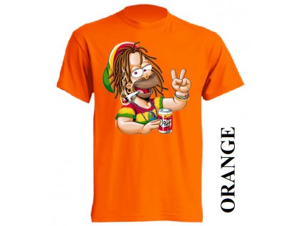 oranzove-detske-levne-bavlnene-tricko-rasta-homer-simpson