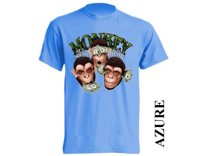 azurove-modre-detske-levne-bavlnene-tricko-opice-penize