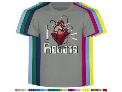 zinkove-sede-levne-bavlnene-tricko-srdce-robot