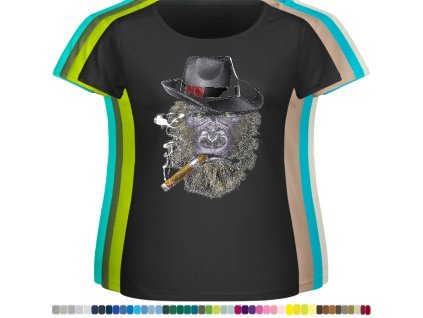 cerne-damske-tricko-gorila-doutnik