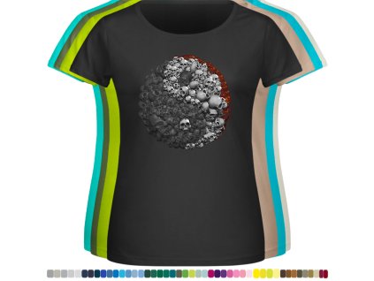 cerne-damske-tricko-jin-jang-lebky