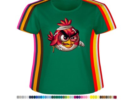 irsky-zelene-damske-tricko-red-bird