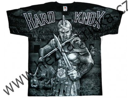 MMA tričko s celoplošným potiskem gladiátora v aréně
