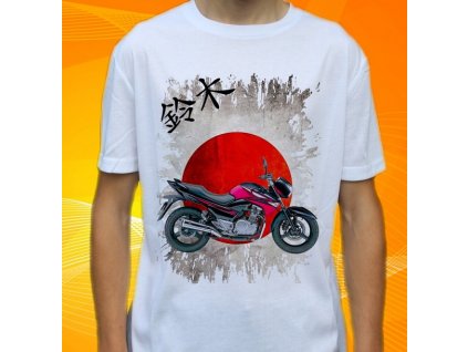 Dětské a pánské tričko s motorkou Suzuki GW250Z