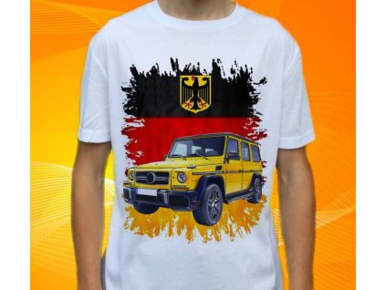 Dětské a pánské tričko s autem Mercedes Benz G Class