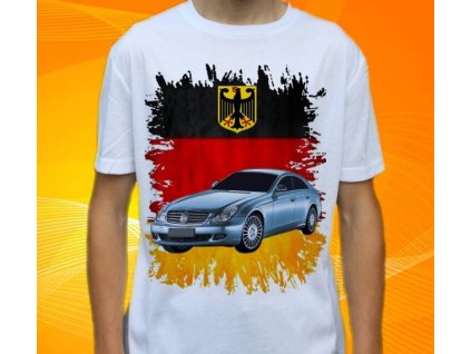 Dětské a pánské tričko s autem Mercedes Benz CLS320