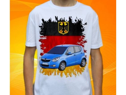 Dětské a pánské tričko s autem Opel Agila