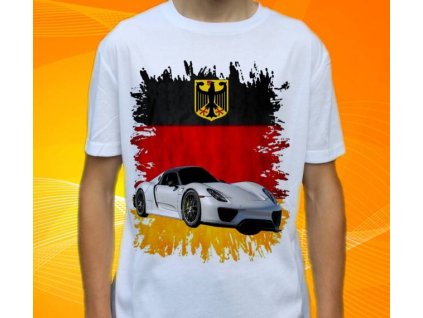 tričko s autem Porsche 918 Spider