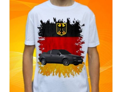 tričko s autem Volkswagen Golf Cabrio