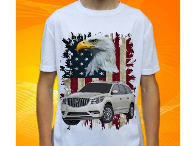 Dětské a pánské tričko s autem Buick Enclave