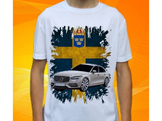 tričko s autem Volvo S90