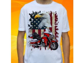 tričko, motorka, potisk, Harley Davidson