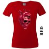 damske-tricko-lebka-srdce-cervene