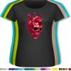 cerne-damske-tricko-horor-srdce-lebka