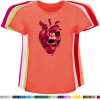 koralove-damske-tricko-horor-srdce-lebka