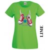 divci-levne-tricko-tenisky-converse-limetkove-zelene
