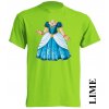 limetkove-zelene-detske-levne-bavlnene-tricko-princezna