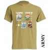 levne-tricko-pacman-army-hnede