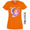 levne-damske-tricko-mesic-kocka-oranzove