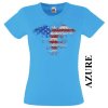levne-damske-tricko-americka-orlice-azurove-modre