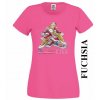 damske tricko tenisky tmave ruzove