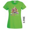damske tricko tenisky limetkove zelene