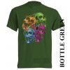 tricko vesele lebky zelene