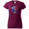 vinove-burgundy-levne-bavlnene-damske-tricko-super-Mario-vyherni-automat