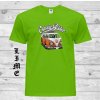 limetkove tricko hipie VW autobus