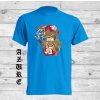 azurove modre tricko hiphop pes