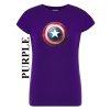 damske purpurove fialove tricko kapitan Amerika