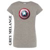 damske sede tricko melirované kapitan Amerika