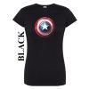 damske cerne tricko kapitan Amerika