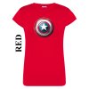 damske červene tricko kapitan Amerika