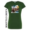 damske tmave zelene tricko moc orlu
