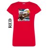damske červene tricko moc orlu
