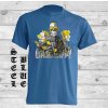 ocelove modre tricko call of duty simpsons
