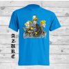 azurove modre tricko call of duty simpsons