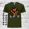 lesni zelene tricko motorka kriz