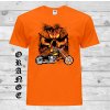 oranzove triko motorka ohnivy kriz