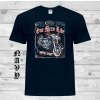 tmave modre chopper tricko one mean ride