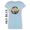 svetle modre damske tricko Pepek pivo