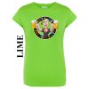 limetkove zelene damske tricko Pepek pivo