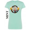 mintove zelene damske tricko Pepek pivo