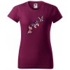 vinove-bordo-damske-levne-bavlnene-tricko-americti-motylci
